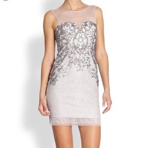 BCBG Grey sequin dress